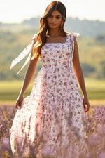 Anais Dress Alamour The Label Anais Floral Straight Neck Maxi Dress | Afterpay | Zip Pay | Sezzle