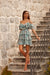 Aneera Dress Alamour The Label Aneera Teal Floral Mini Dress | Afterpay | Laybuy | Klarna | Zip Pay