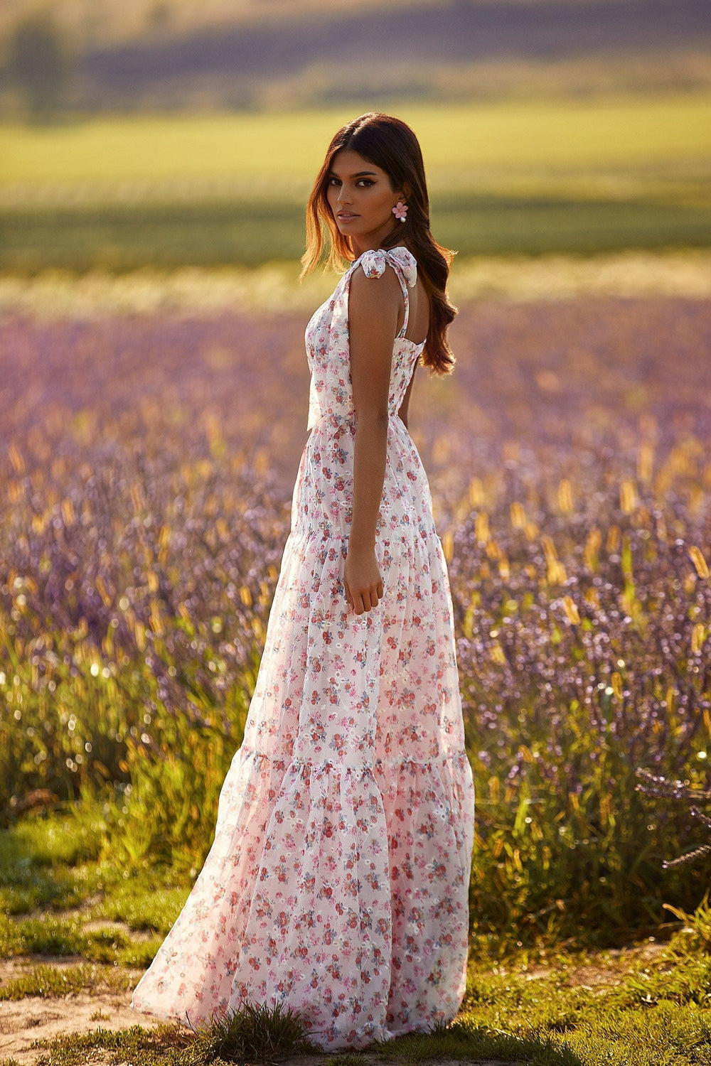 Anais Dress Alamour The Label Anais Floral Straight Neck Maxi Dress | Afterpay | Zip Pay | Sezzle