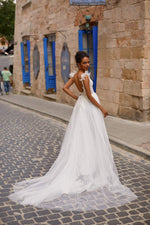 Chrysie Gown Alamour Made-To-Order Chrysie White Open Back Bridal Gown | Afterpay | Laybuy | Klarna