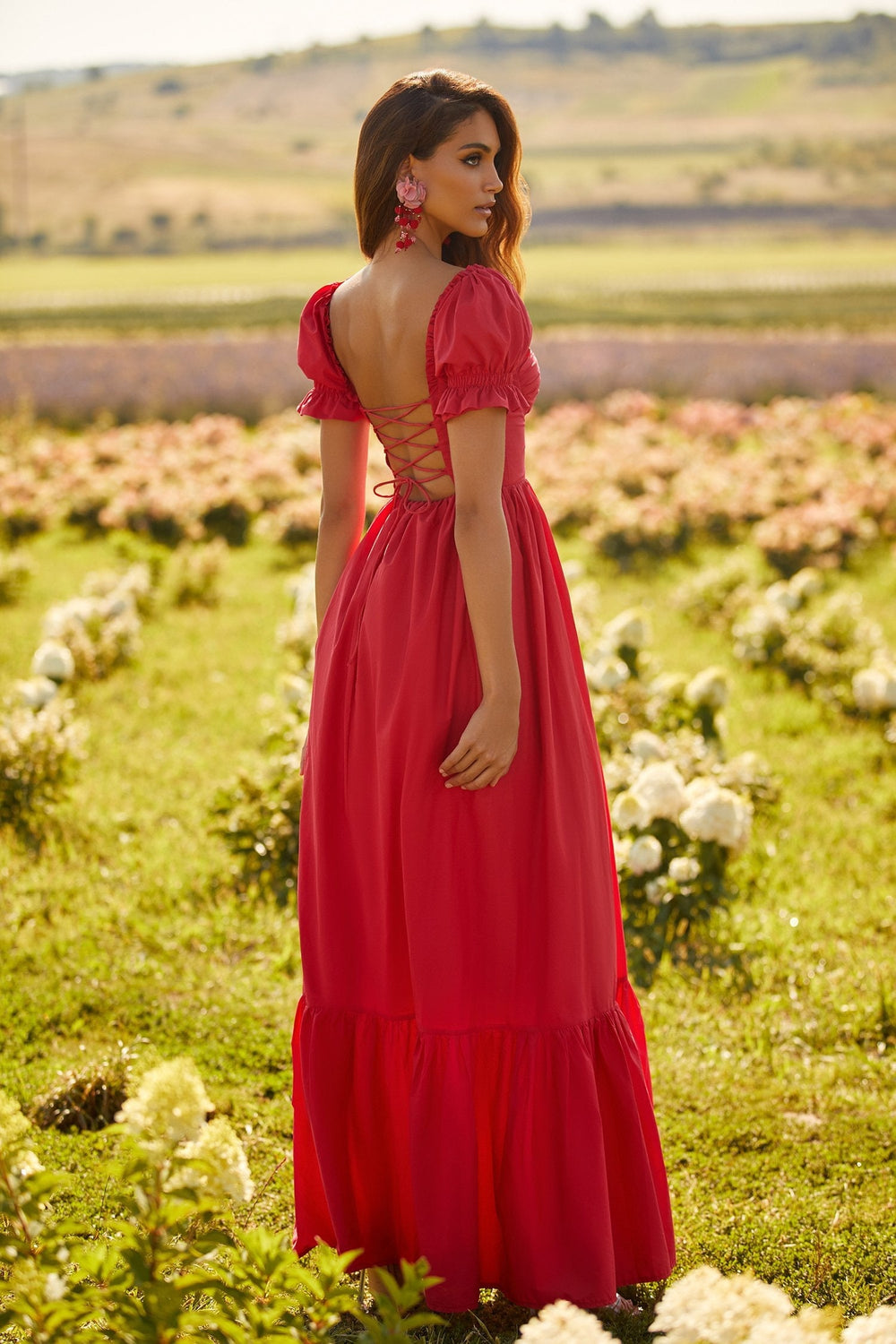 Noelle Dress Alamour The Label Noelle Red Poplin Maxi Dress | Afterpay | Zip Pay | Sezzle