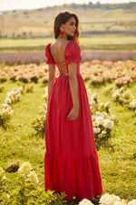 Noelle Dress Alamour The Label Noelle Red Poplin Maxi Dress | Afterpay | Zip Pay | Sezzle