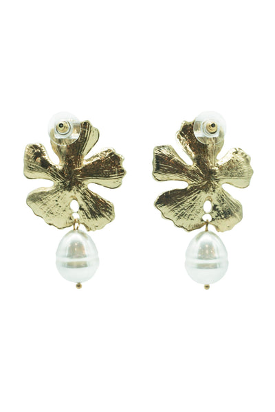 Maria Yellow Pearl Drop Earrings Alamour The Label Maria Yellow Pearl Drop Earrings | Afterpay | Klarna | Zip Pay