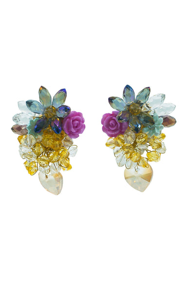 Marta Multicolored Heart Earrings