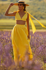 Maeve Set Alamour The Label Maeve Yellow Poplin Two Piece Set | Afterpay | Laybuy | Klarna