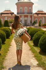 Fleur Midi Short Sleeve Dress Alamour The Label Fleur Midi Short Sleeve Dress with Cap Sleeves | Afterpay | Zip Pay