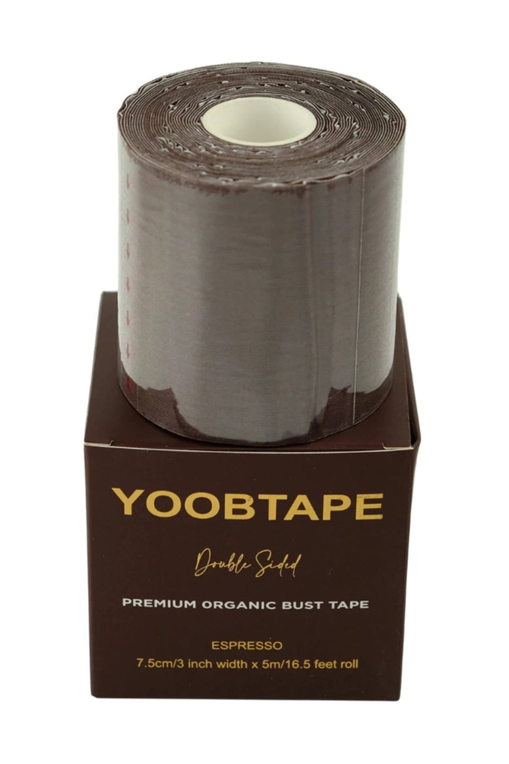 YOOBTAPE Premium Dobbeltsidet Bust Tape - Espresso 