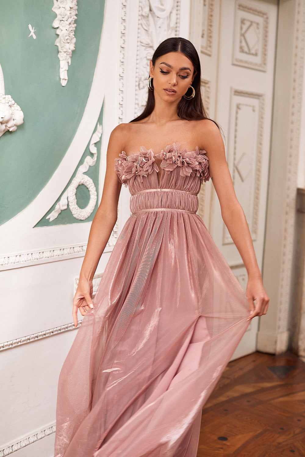 Carly Dress Alamour The Label Carly Mauve Lace up Back Dress | Afterpay | Zip Pay | Sezzle