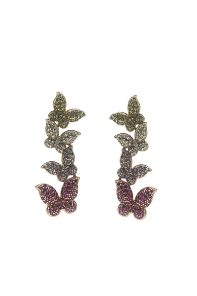 Fiona Purple Butterfly Earrings Alamour The Label Fiona Purple Butterfly Earrings | Afterpay | Klarna | Zip Pay