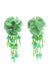 Shailee Lime Flower Drop Earrings