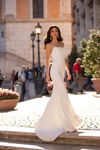Giorgia - White Alamour The Label Giorgia White Backless Gown | Afterpay | Laybuy | Klarna | Zip Pay