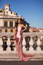 Mabilia - Dusty Pink Alamour The Label Mabilia Dusty Pink Strapless Gown | Afterpay | Zip Pay | Sezzle
