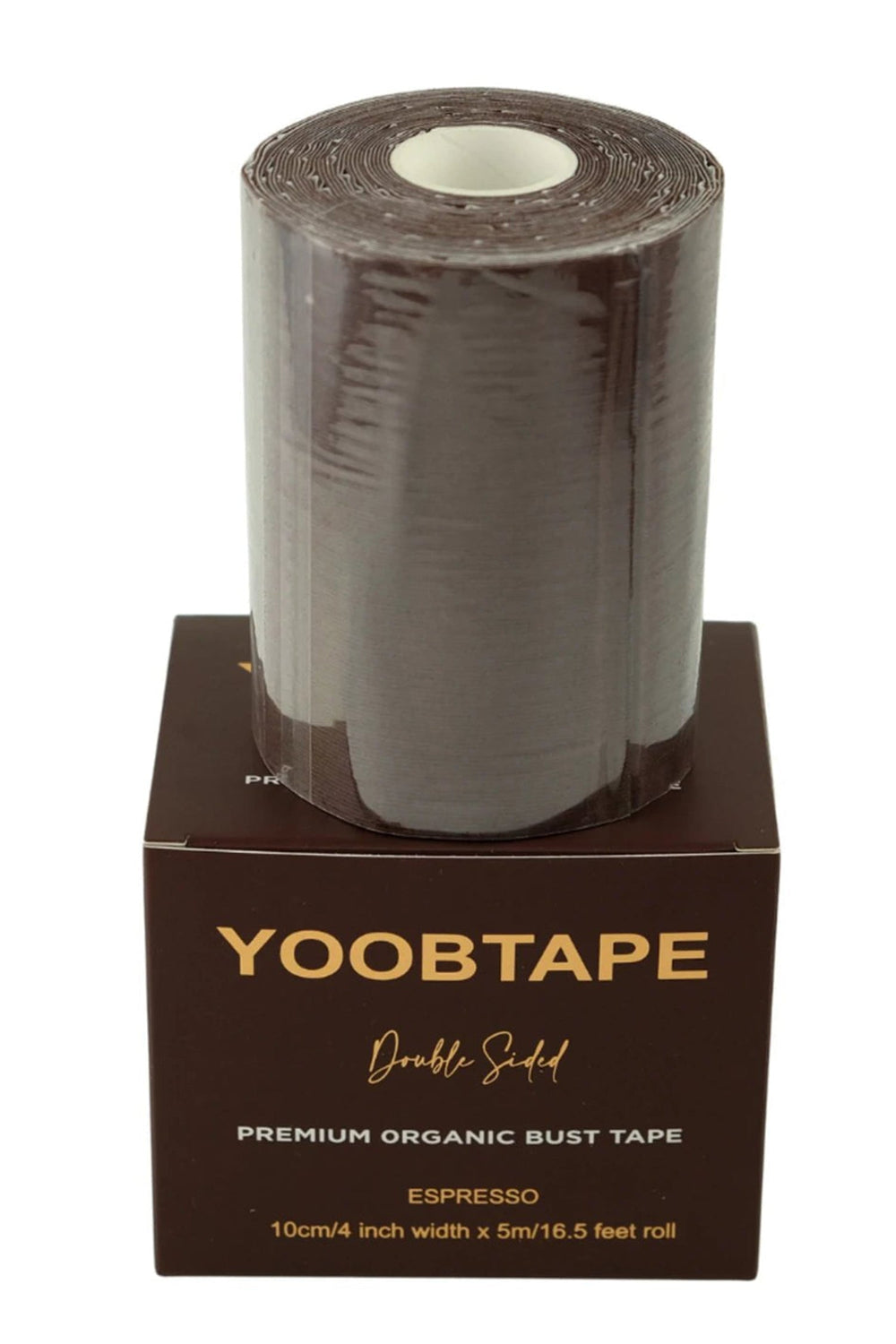 YOOBTAPE Premium Dobbeltsidet Bust Tape - Espresso 