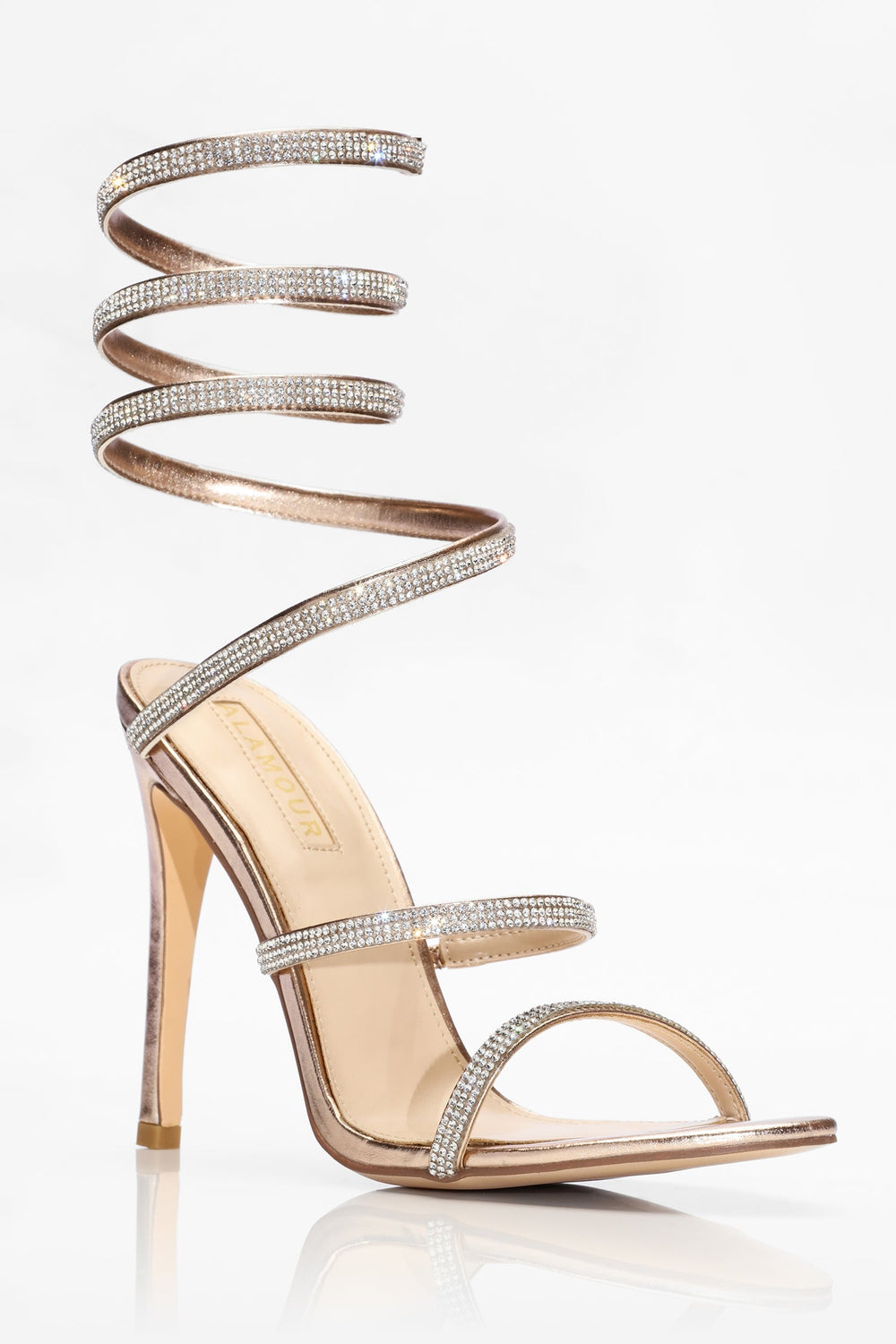 Cassandra - Rose Gold Heels Alamour The Label Cassandra - Rose Gold Heels | Afterpay | Klarna | Zip Pay