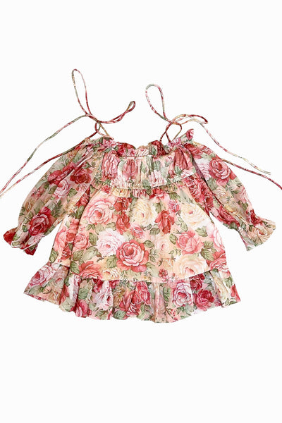 Shailee Kids Dress Alamour The Label Shailee Off Shoulder Floral Kids Dress | Afterpay | Klarna | Zip Pay