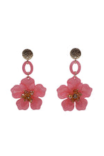 Petra Rose Flower Drop Earrings