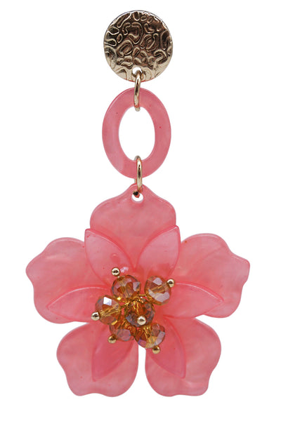 Petra Rose Flower Drop Earrings Alamour The Label Petra Rose Flower Drop Earrings | Afterpay | Klarna | Zip Pay